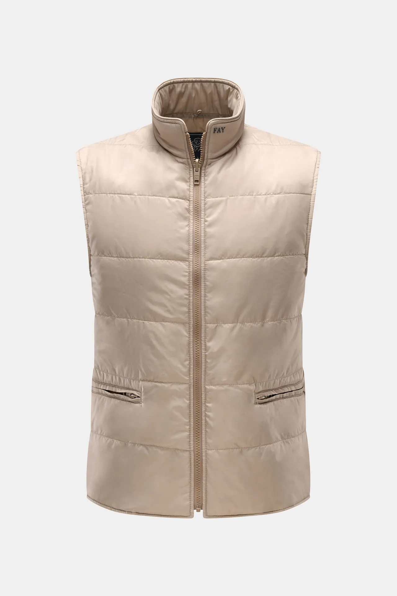 Fay - Herren - Mantel 'Double Coat' mit Weste beige – Bild 2