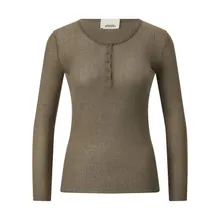 Isabel Marant - Figurbetontes Langarmshirt Lamylic - Größe L - grün Isabel Marant - Figurbetontes Langarmshirt Lamylic - Größe L - grün