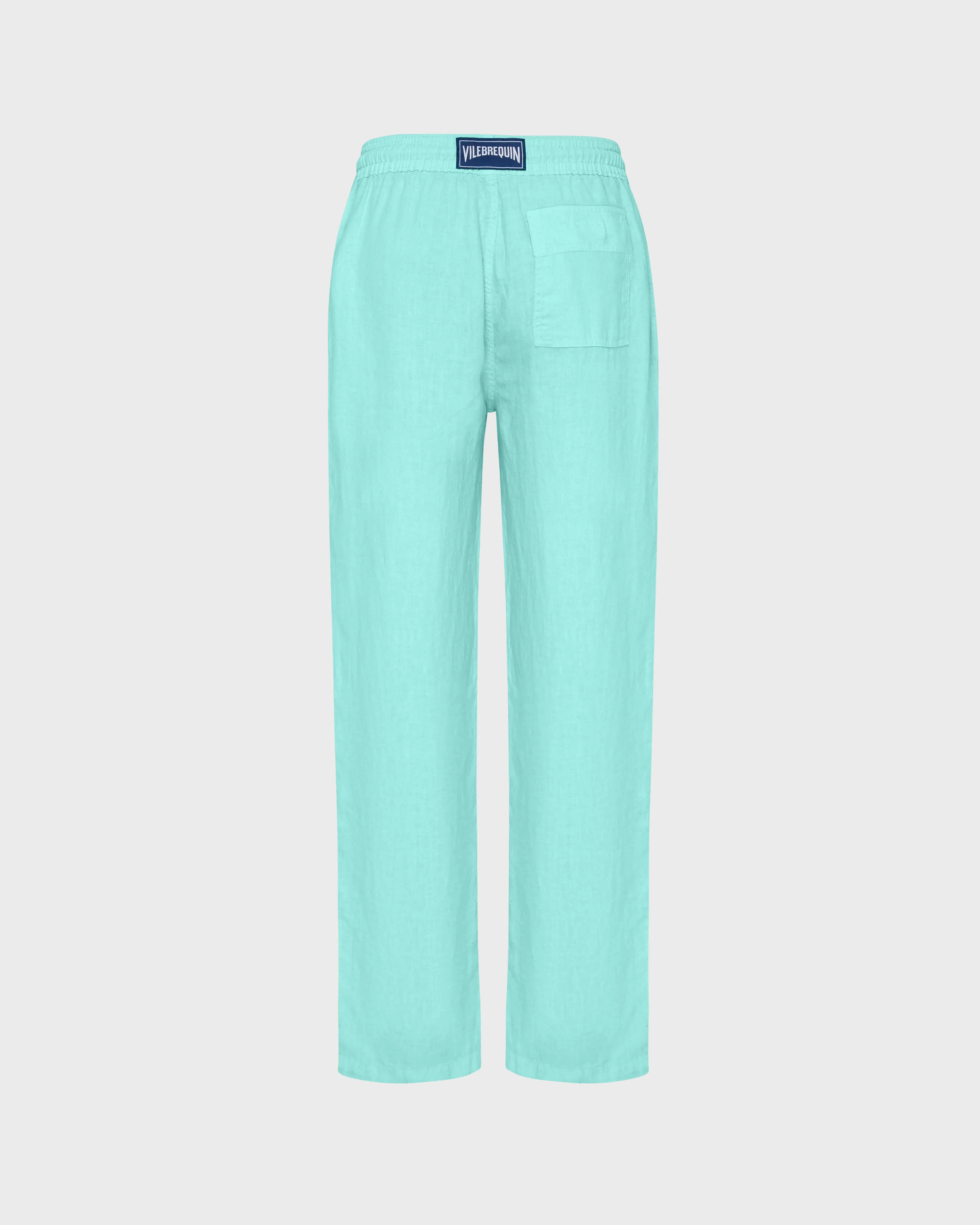 Vilebrequin - Solid Weite Leinenhose Für Herren - Hose - Pacha - Grün - Größe L – Bild 2