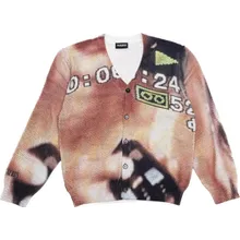 PLEASURES - Multi Hdv Cardigan Multicolor - Größe XL - bunt PLEASURES - Multi Hdv Cardigan Multicolor - Größe XL - bunt