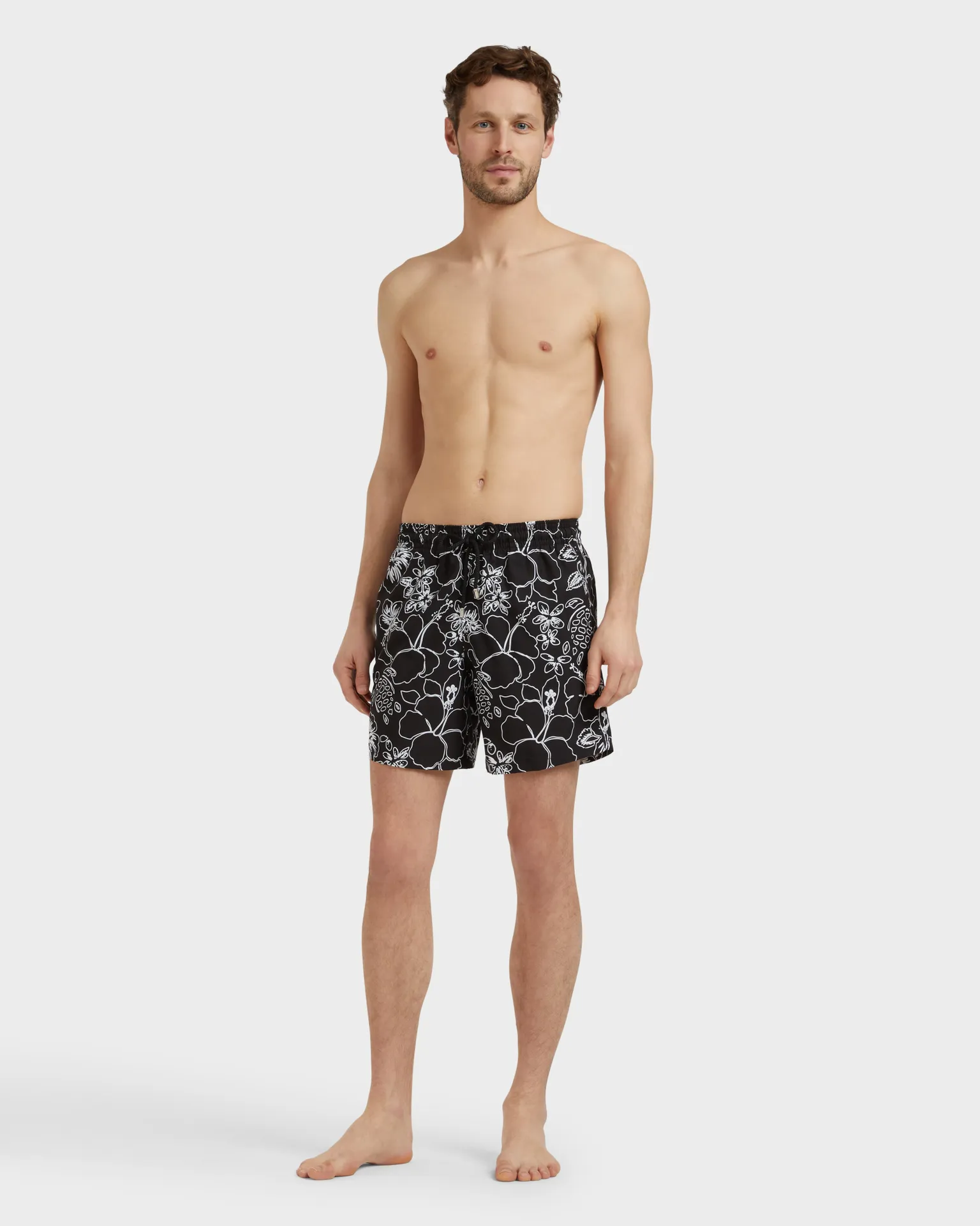 Vilebrequin - Tropical Turtles Ink Badeshorts Für Herren - Bademode - Moorea - Schwarz - Größe L – Bild 3