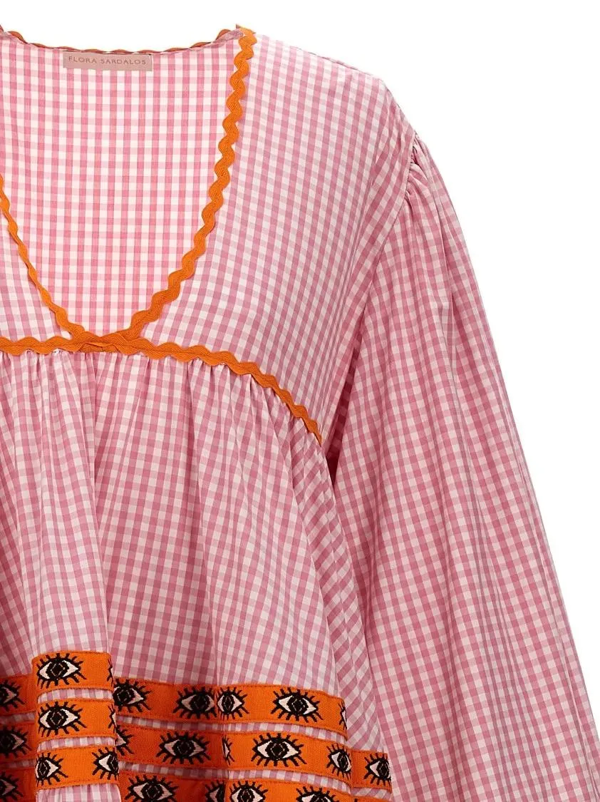 FLORA SARDALOS - 'Ydra' Dress - Größe ONE SIZE - pink – Bild 3