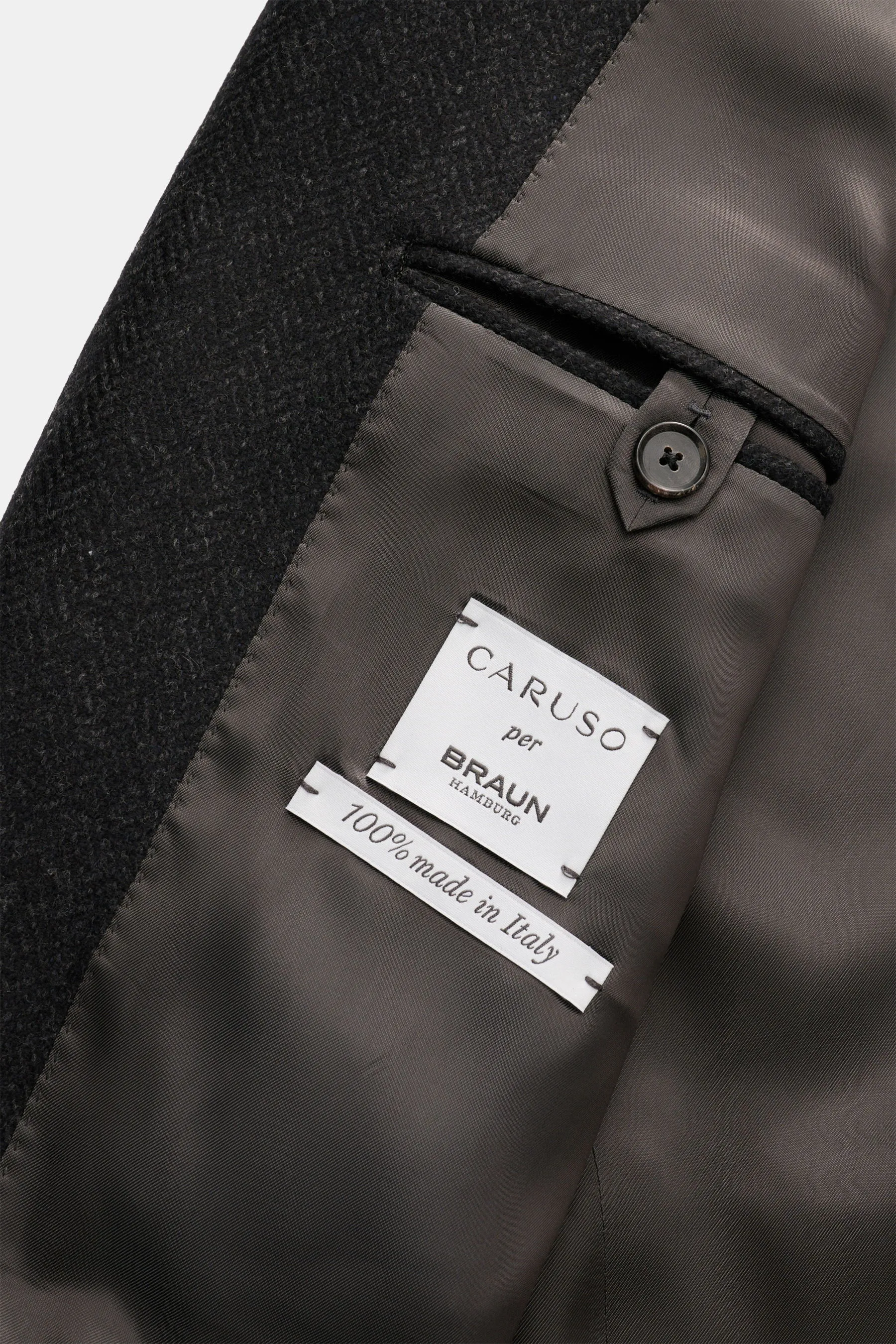 Caruso - Herren - Sakko 'Aida' anthrazit/dunkelgrau meliert – Bild 4