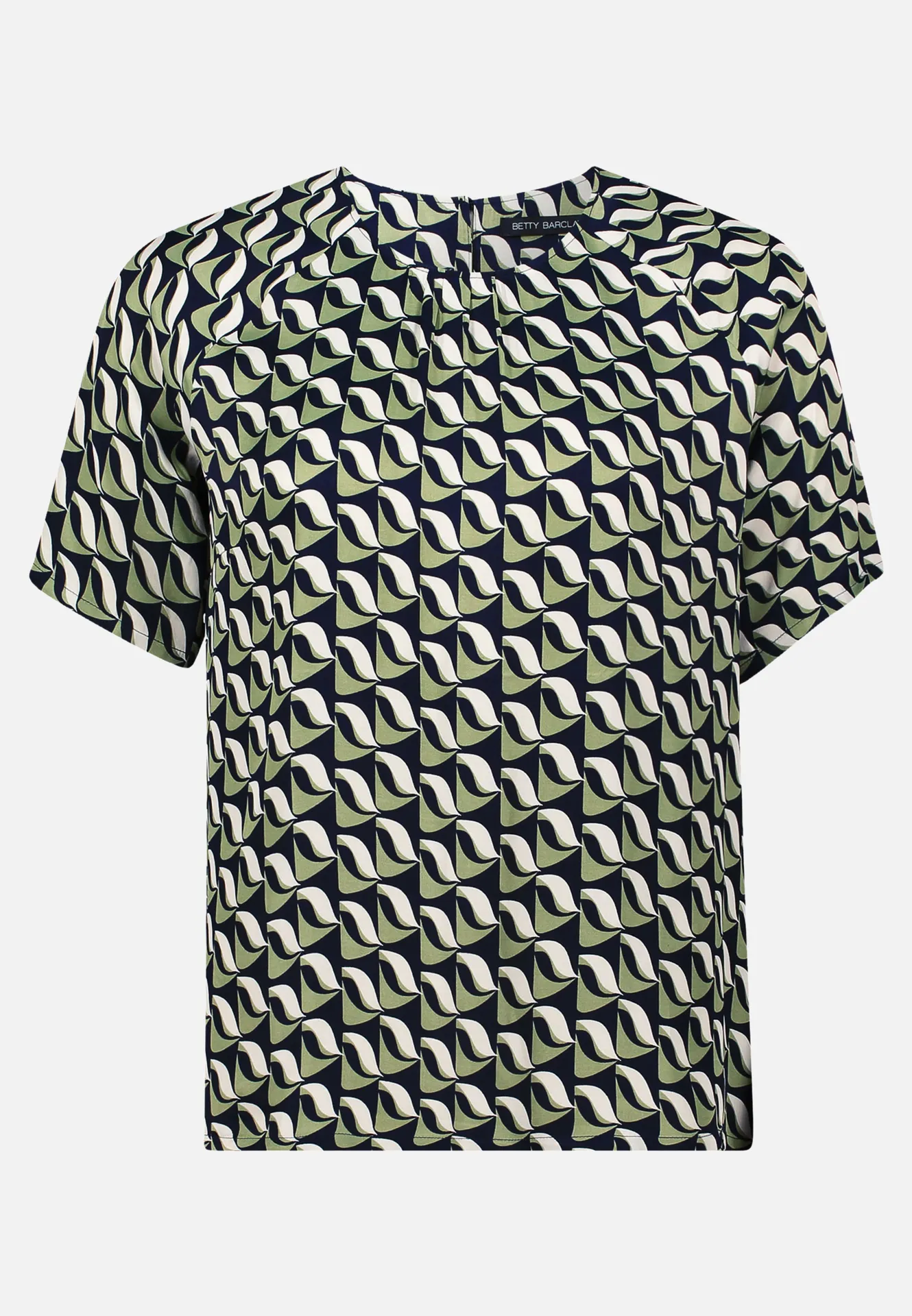 Schlupfbluse mit Rundhalsausschnitt – Bild 3