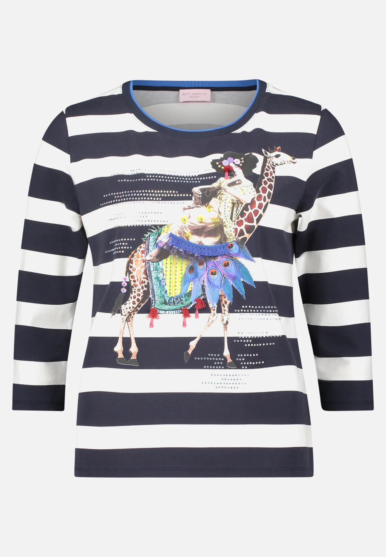 Basic Shirt mit Aufdruck – Bild 3