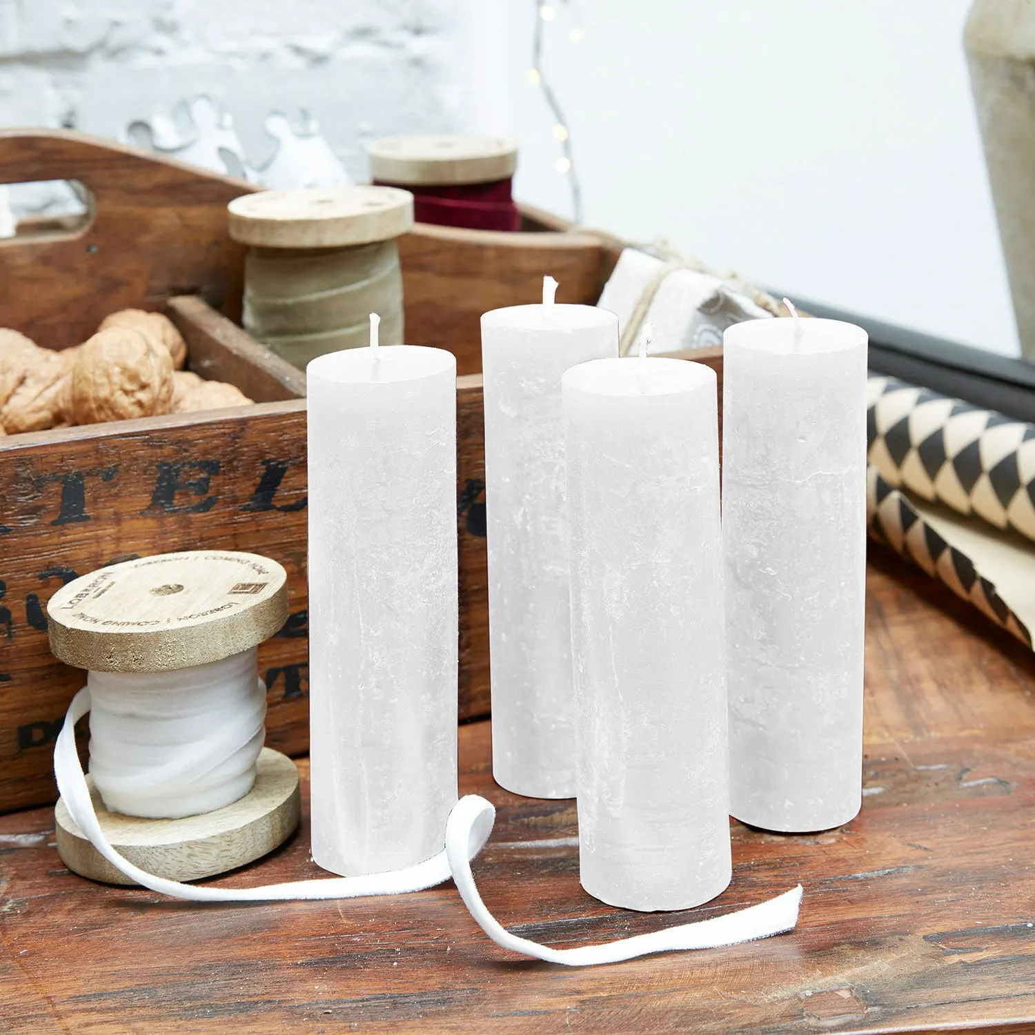 Kerze 4er Set Muriel – Bild 5