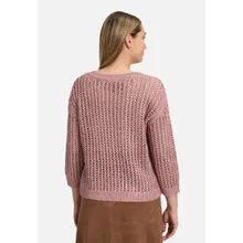 Lochstrick-Pullover mit Pailletten Lochstrick-Pullover mit Pailletten