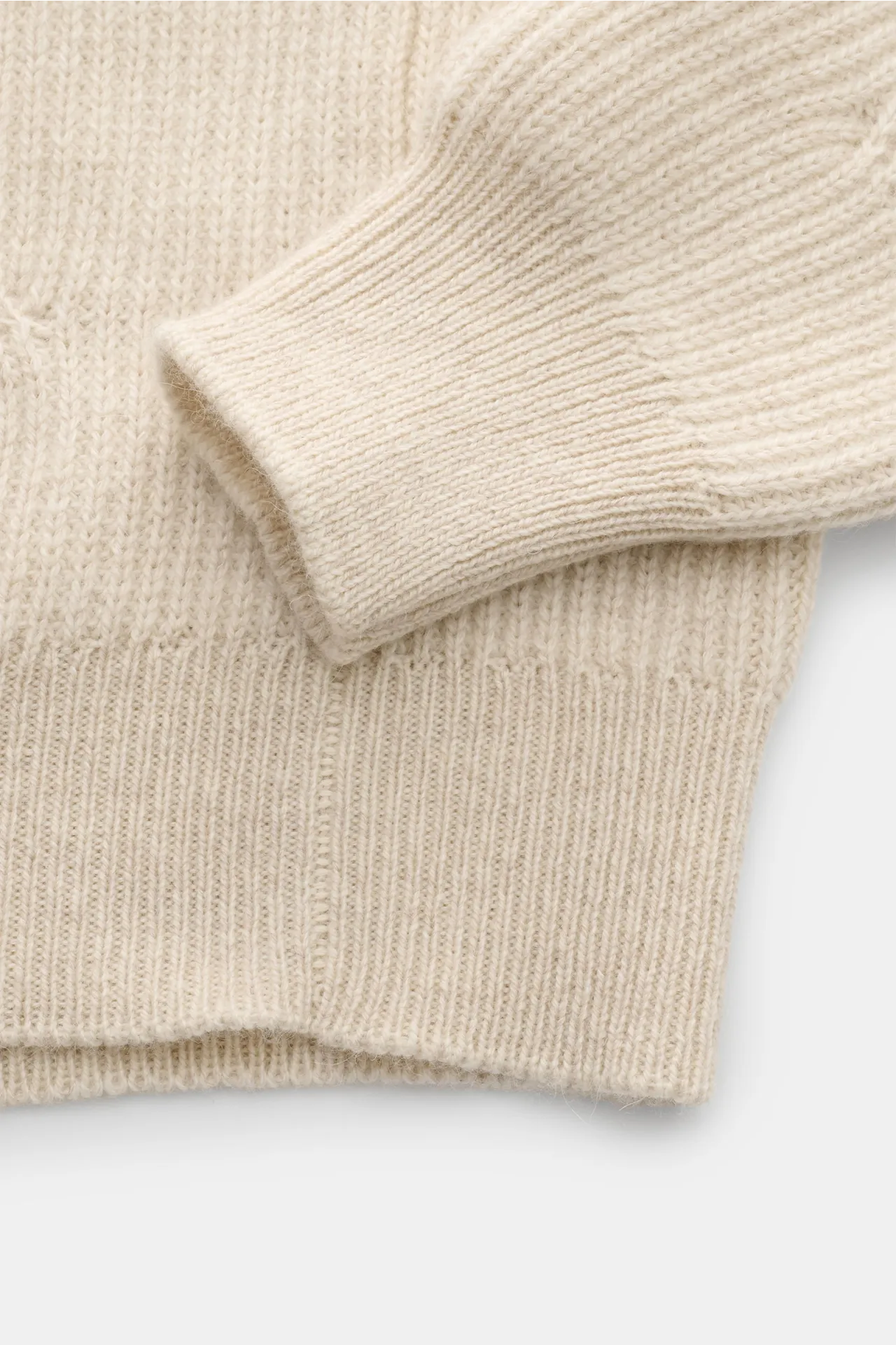 Agnona - Herren - Rundhalspullover creme – Bild 3