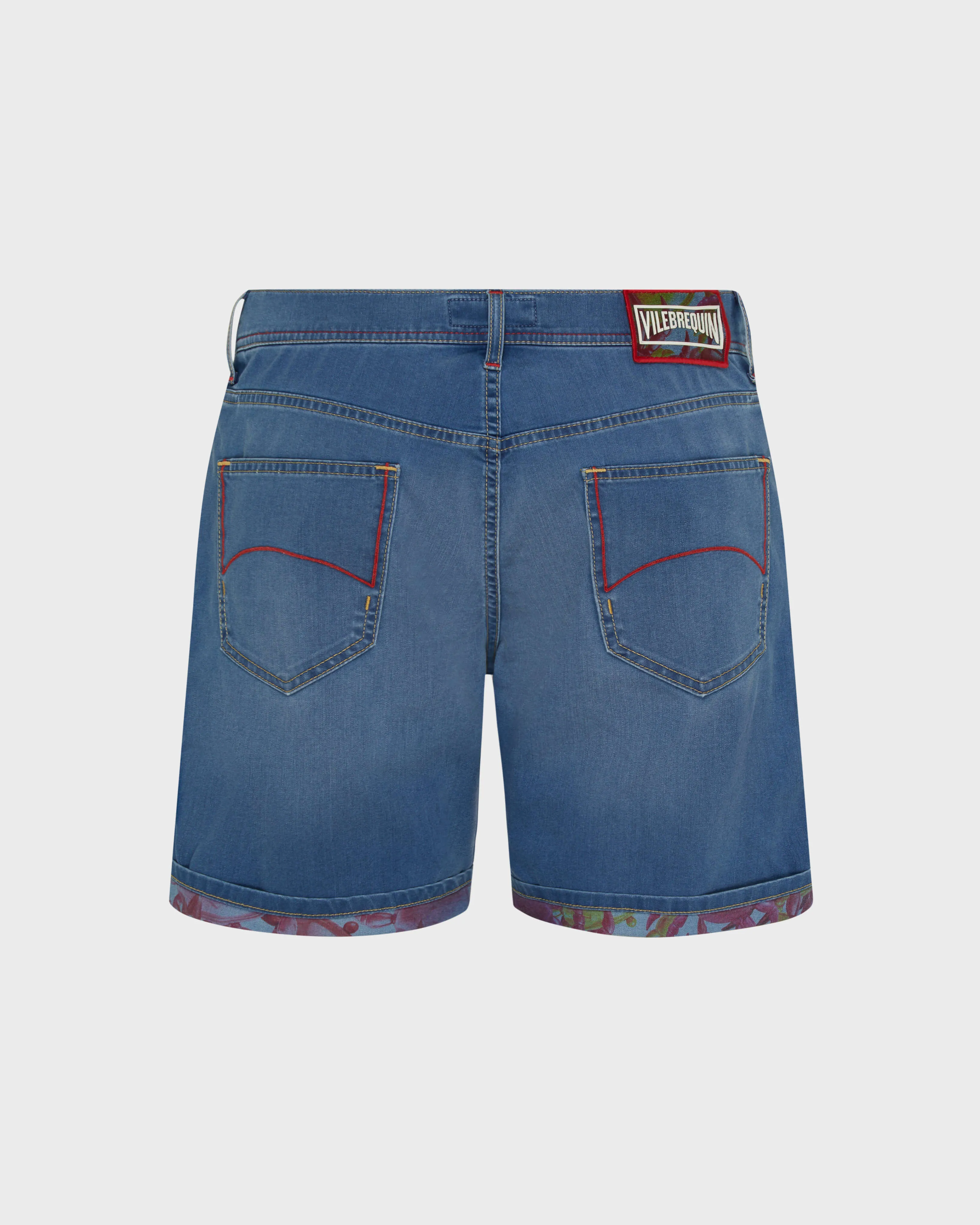 Vilebrequin - Crab Balloons Bermudashorts Aus Denim Für Herren - Bermuda - Garonne - Blau - Größe 38 – Bild 2