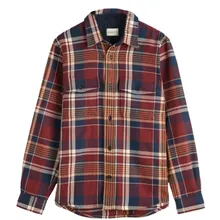 GANT - Gant Overshirts Bordeaux 3230203 644 - Größe L - rot GANT - Gant Overshirts Bordeaux 3230203 644 - Größe L - rot