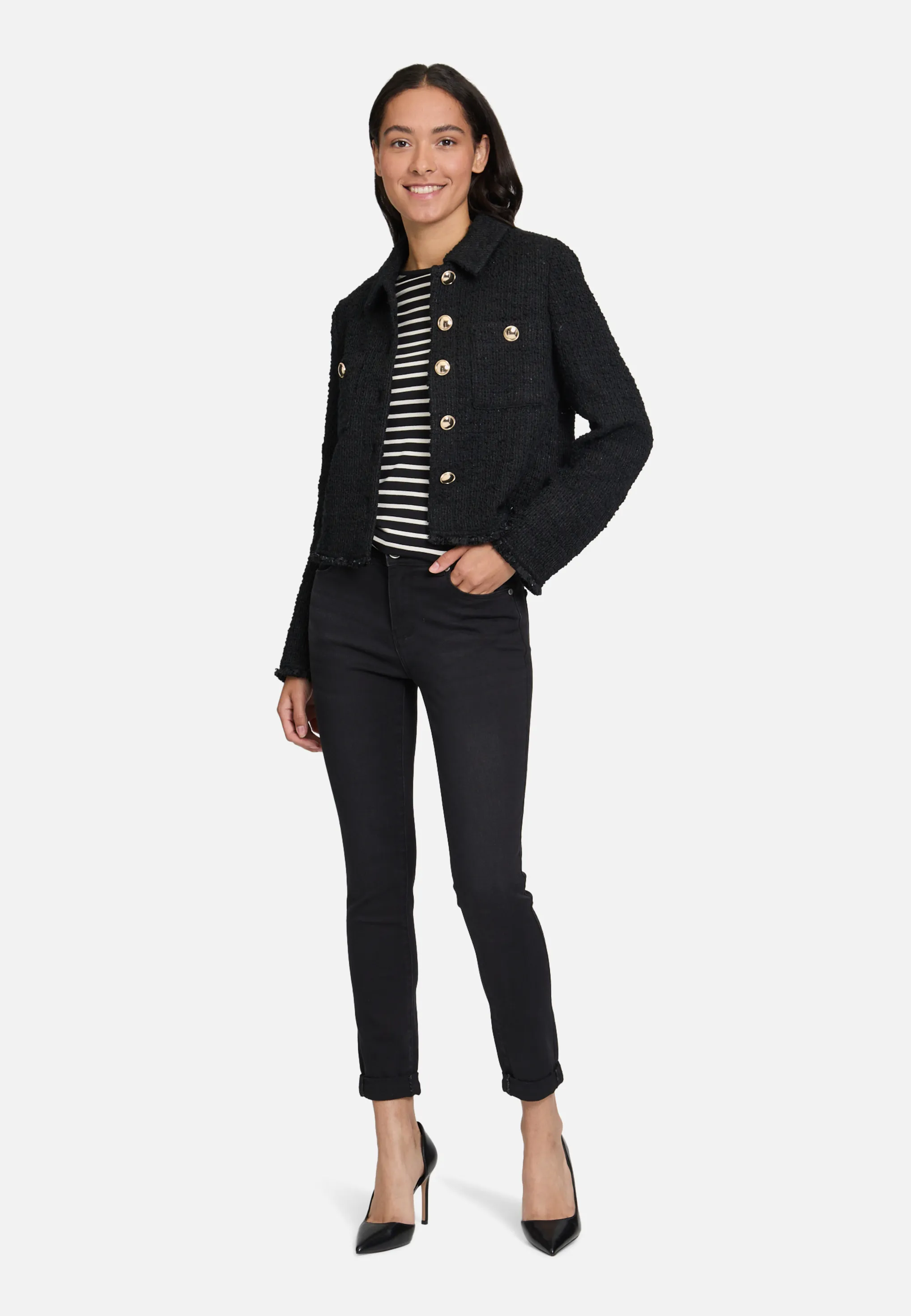 Basic-Jeans mit Waschung – Bild 2