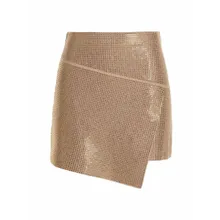 Andreadamo - Sequin Knit Skirt - Größe M - braun Andreadamo - Sequin Knit Skirt - Größe M - braun