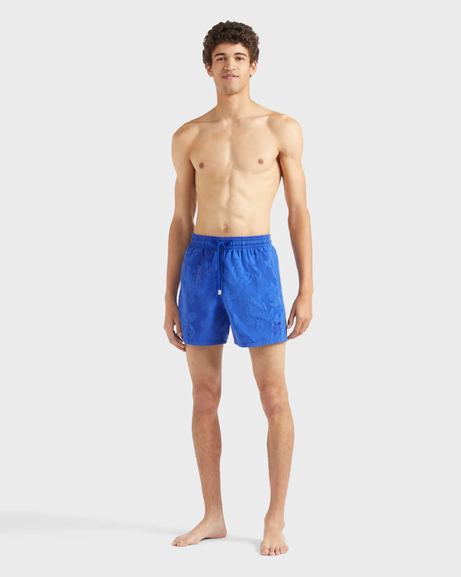 Vilebrequin - Mit Wasser Reagierende Ronde Des Tortues Maxi Badeshorts Für Herren - Bademode - Moorea - Blau - Größe XXXL – Bild 6