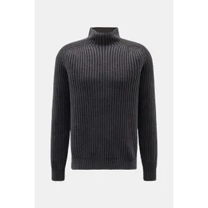 04651/ A trip in a bag - Herren - Mock Neck Pullover %27Foggy Mock%27 schwarz 04651/ A trip in a bag - Herren - Mock Neck Pullover %27Foggy Mock%27 schwarz