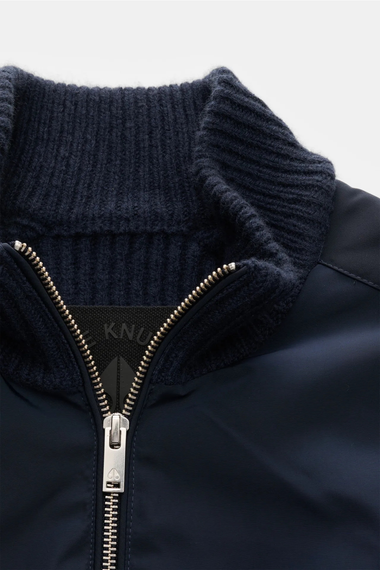 Moose Knuckles - Herren - Daunenblouson 'Magnus Knit Hybrid' navy – Bild 3