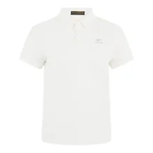 Plein Sport - Pique Polo T-Shirt Reflective Scratch - Größe L - weiß Plein Sport - Pique Polo T-Shirt Reflective Scratch - Größe L - weiß