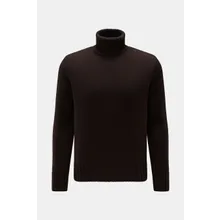 B.F. Knitwear - Herren - Merino Rollkragenpullover dunkelbraun B.F. Knitwear - Herren - Merino Rollkragenpullover dunkelbraun