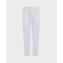 Vilebrequin - Solid Gerade Geschnittene Leinenhose Für Herren - Hose - Parc - Weiss - Größe XXL Vilebrequin - Solid Gerade Geschnittene Leinenhose Für Herren - Hose - Parc - Weiss - Größe XXL