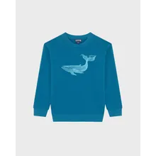 Vilebrequin - Whales Sweatshirt Mit Rundhalsausschnitt Für Kinder - Sweatshirt - Garibou - Blau - Größe 10 Vilebrequin - Whales Sweatshirt Mit Rundhalsausschnitt Für Kinder - Sweatshirt - Garibou - Blau - Größe 10