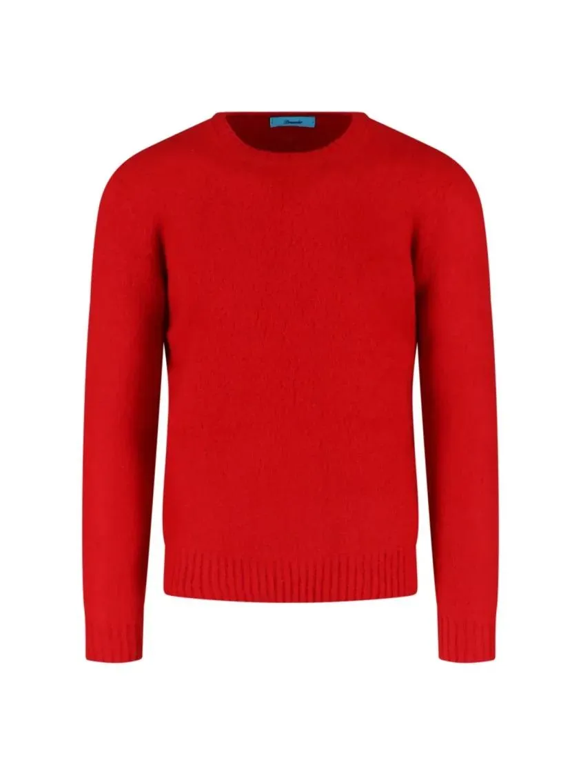 Drumohr - Wool Sweater – Red - Größe 50 - rot Drumohr - Wool Sweater – Red - Größe 50 - rot