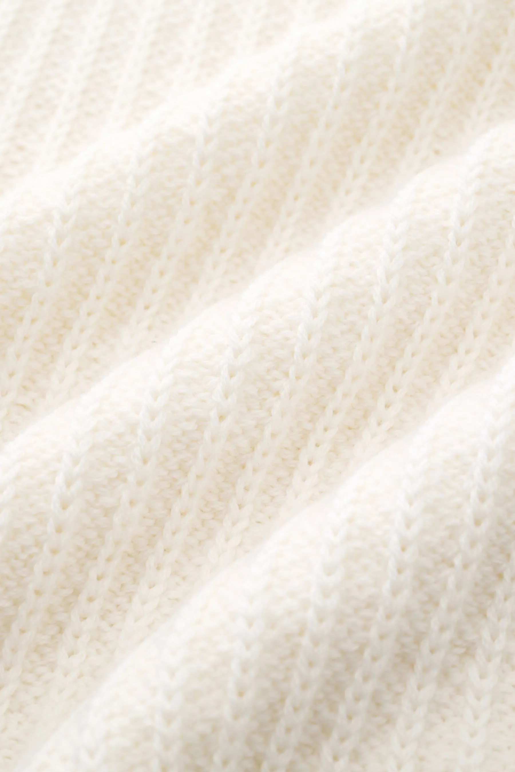 04651/ A trip in a bag - Herren - Mock Neck Pullover 'Foggy Mock' offwhite – Bild 5