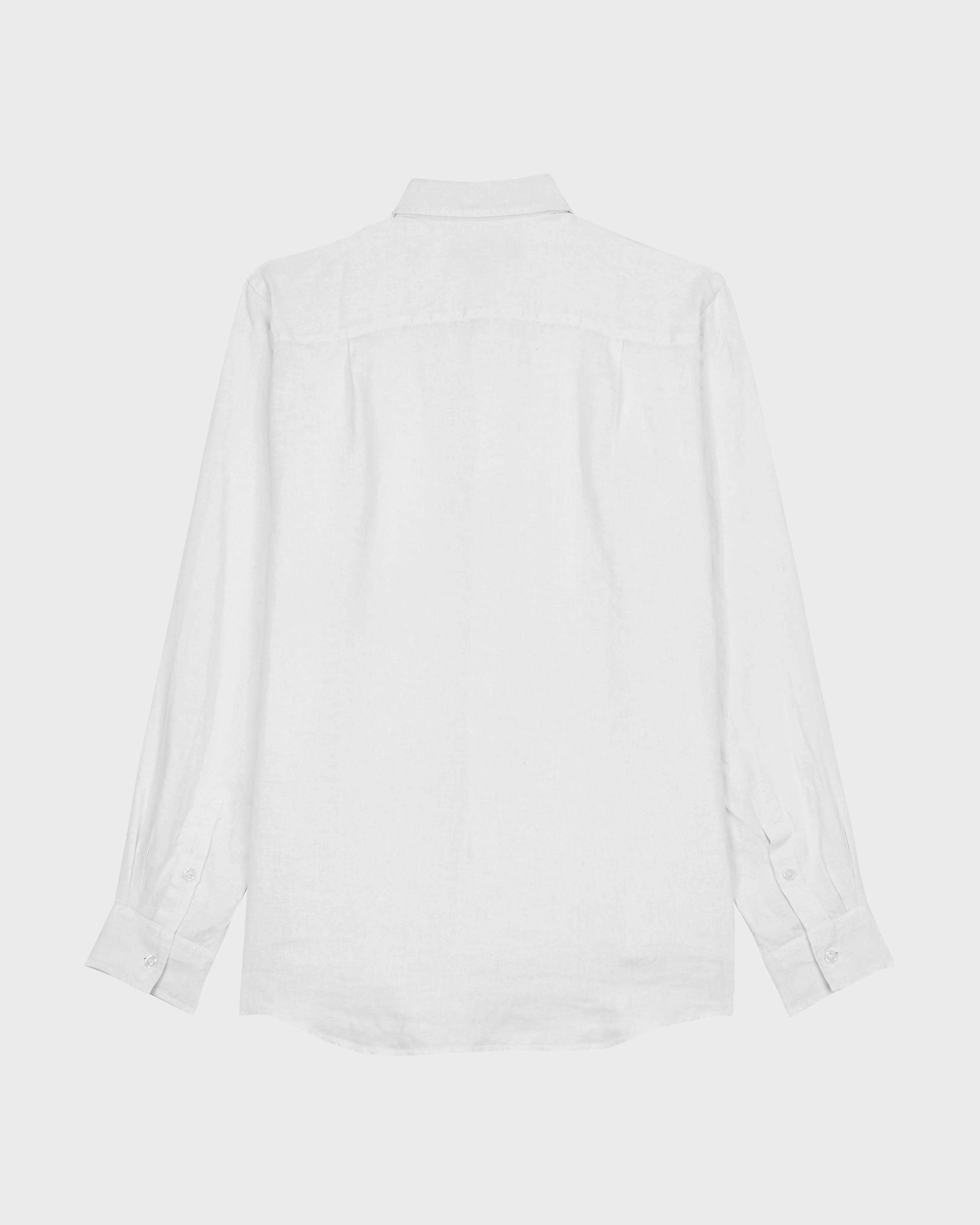 Vilebrequin - Einfarbiges Hemd Aus Leinen Für Herren - Hemd - Caroubis - Weiss - Größe XL – Bild 2