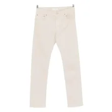 Jacob Cohen - Straight-Leg Light Grey Trousers With Five-Pocket - Größe 34 - beige Jacob Cohen - Straight-Leg Light Grey Trousers With Five-Pocket - Größe 34 - beige