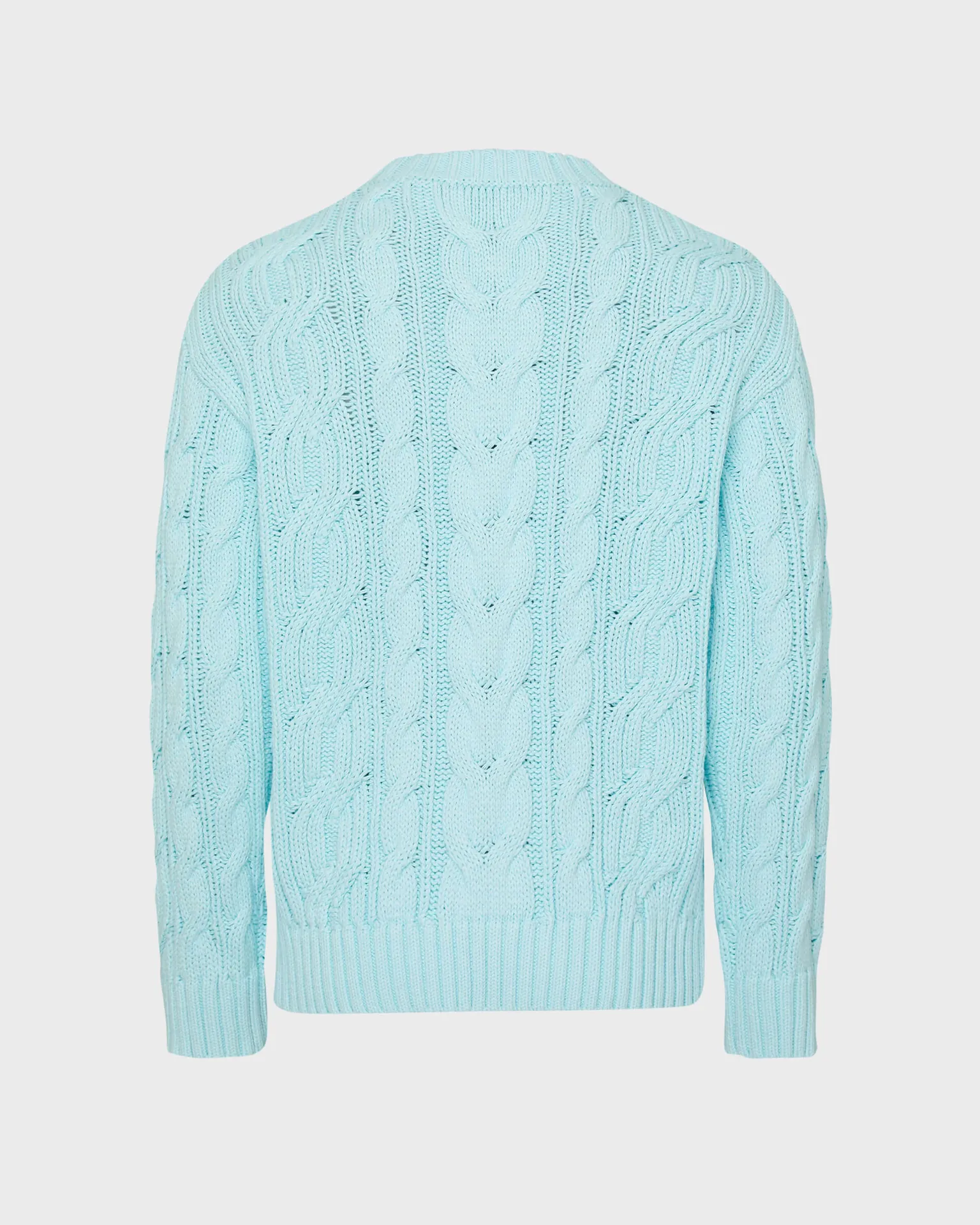 Vilebrequin - Herren Zopfmuster-baumwollpullover - Pullover - Philippe - Blau - Größe L – Bild 2