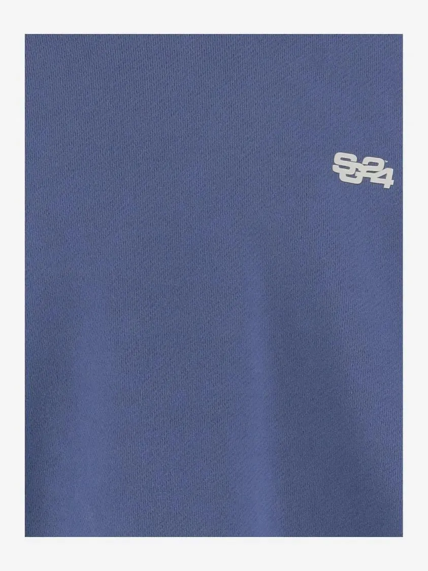 SUMMER GAMES - Relaxed-Fit Cotton Top - Größe S - blau – Bild 2