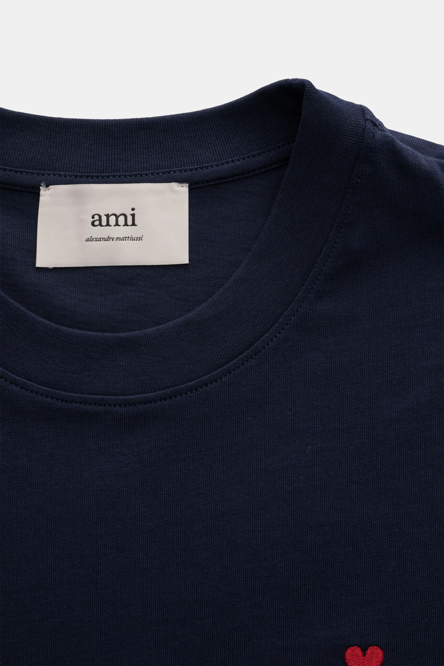 Ami Paris - Herren - Rundhals-T-Shirt navy – Bild 2