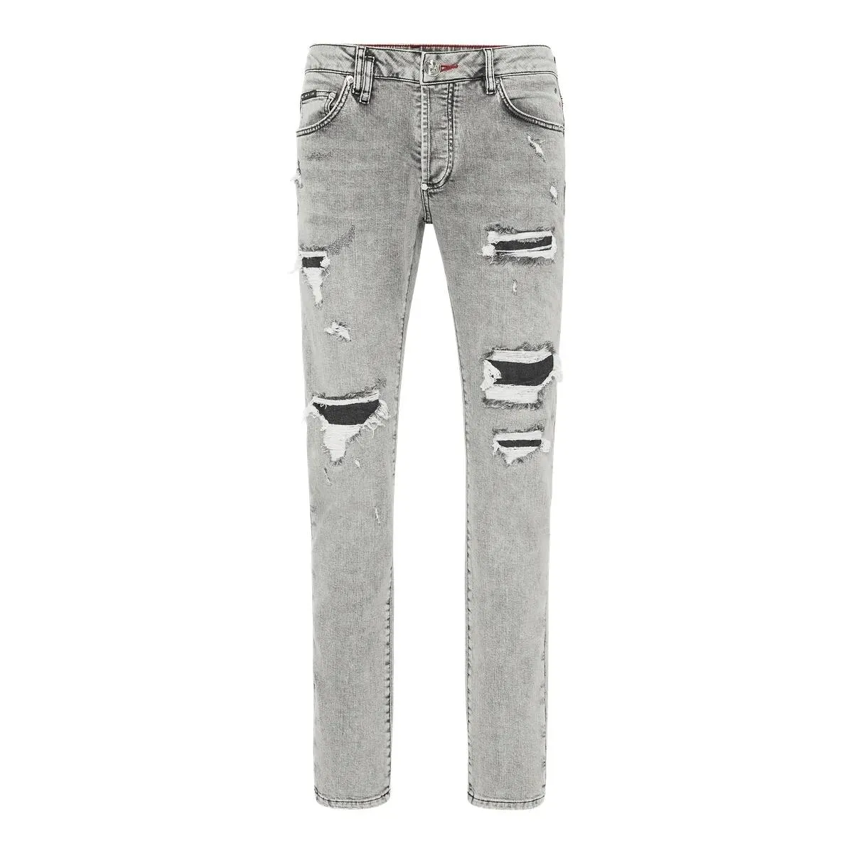 Philipp Plein - Jeans Regular Fit - Größe 36 - grau Philipp Plein - Jeans Regular Fit - Größe 36 - grau