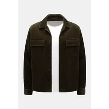 Windsor - Herren - Cord-Overshirt %27Lavoro%27 dunkelgrün Windsor - Herren - Cord-Overshirt %27Lavoro%27 dunkelgrün