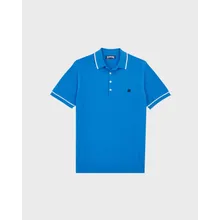 Vilebrequin - Solid Polohemd Aus Baumwollstrick Für Herren - Polohemd - Pezou - Blau - Größe M Vilebrequin - Solid Polohemd Aus Baumwollstrick Für Herren - Polohemd - Pezou - Blau - Größe M