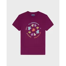 Vilebrequin - Tortues Multicolores T-shirt Aus Bio-baumwolle Für Herren - T-shirt - Thom - Violett - Größe L Vilebrequin - Tortues Multicolores T-shirt Aus Bio-baumwolle Für Herren - T-shirt - Thom - Violett - Größe L