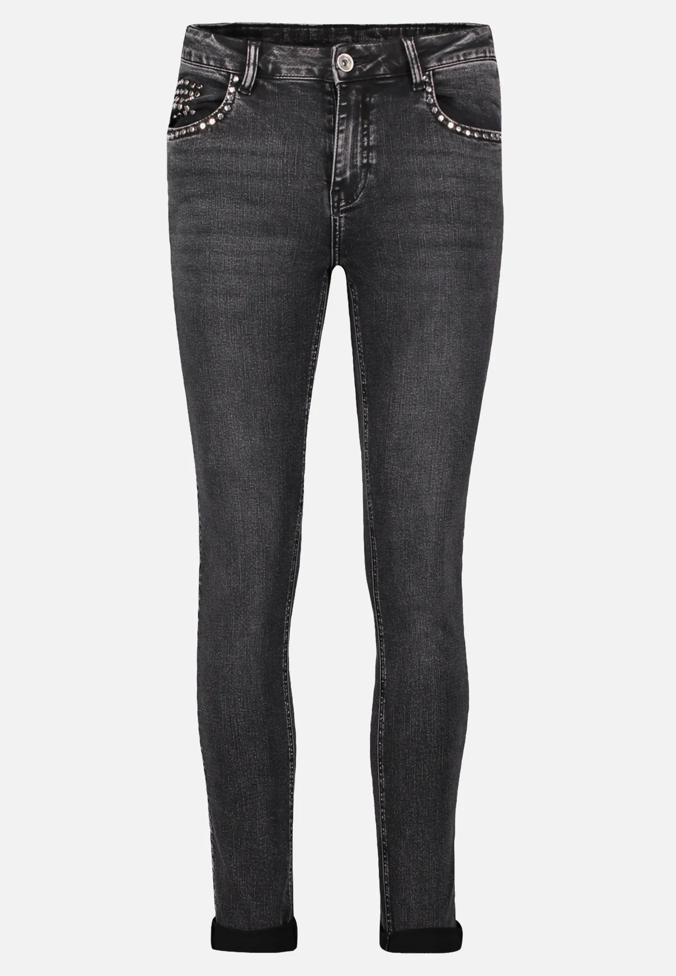 Basic-Jeans mit Waschung – Bild 3