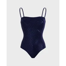 Vilebrequin - Relief Sparkling Bustier-badeanzug Für Damen - Bademode - Facette - Blau - Größe M Vilebrequin - Relief Sparkling Bustier-badeanzug Für Damen - Bademode - Facette - Blau - Größe M