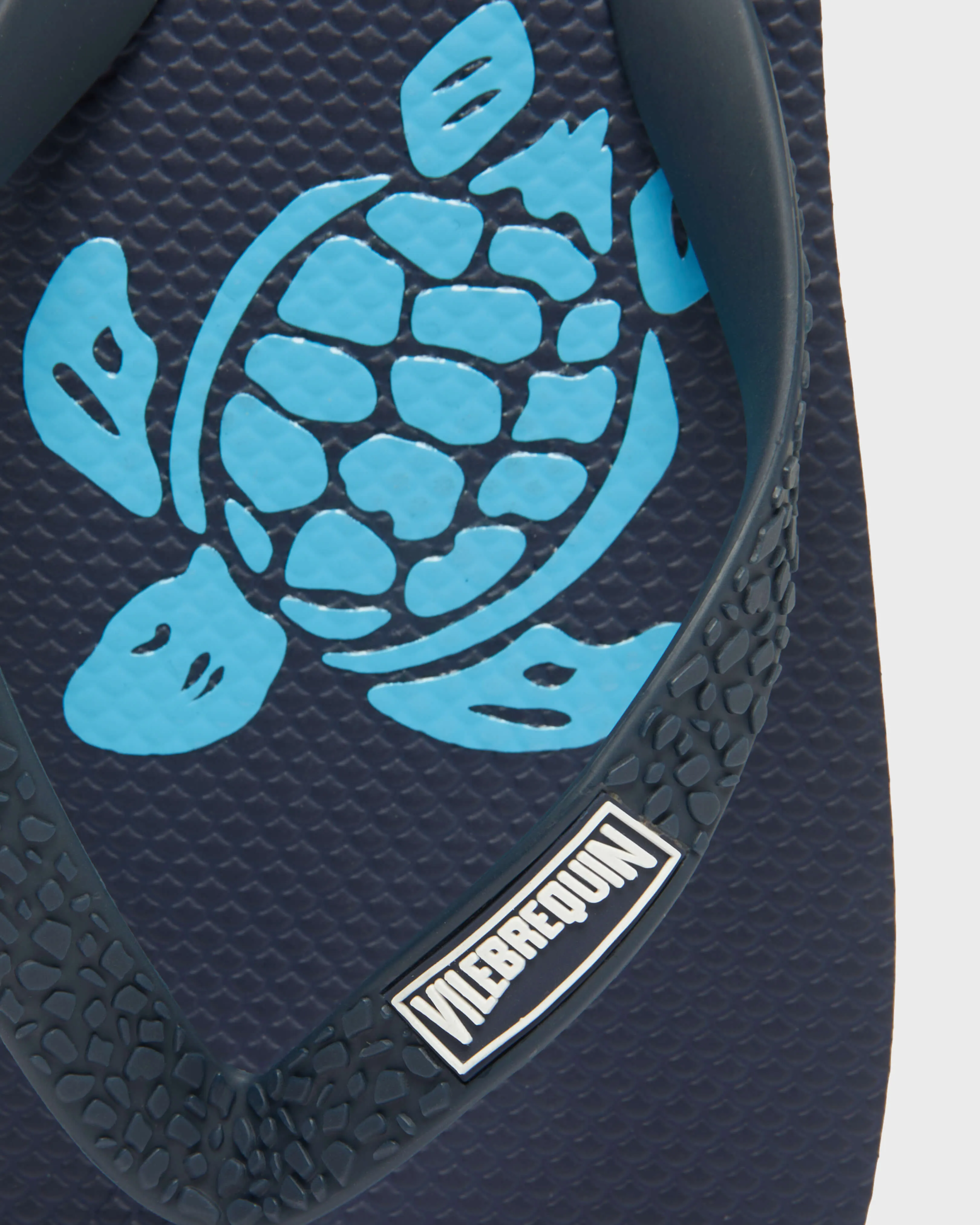 Vilebrequin - Turtle Bade-zehentrenner Für Herren - Schuhe - Copp - Blau - Größe 40/41 – Bild 4