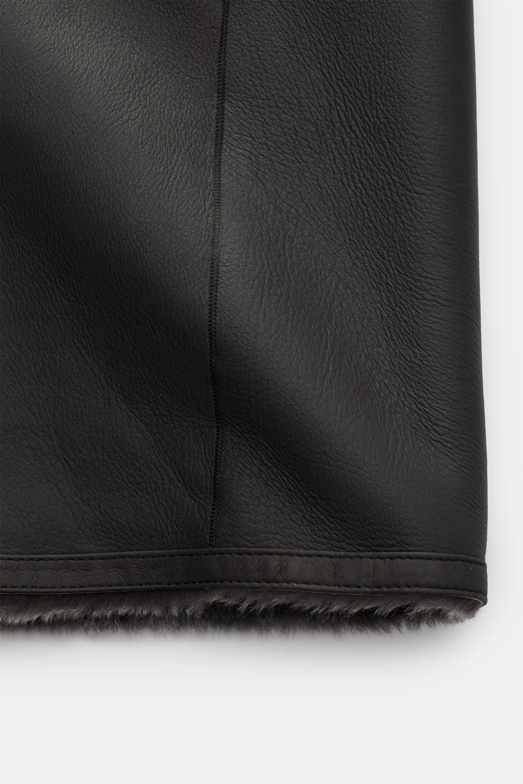 Manzoni 24 - Herren - Lammfellmantel anthrazit – Bild 5