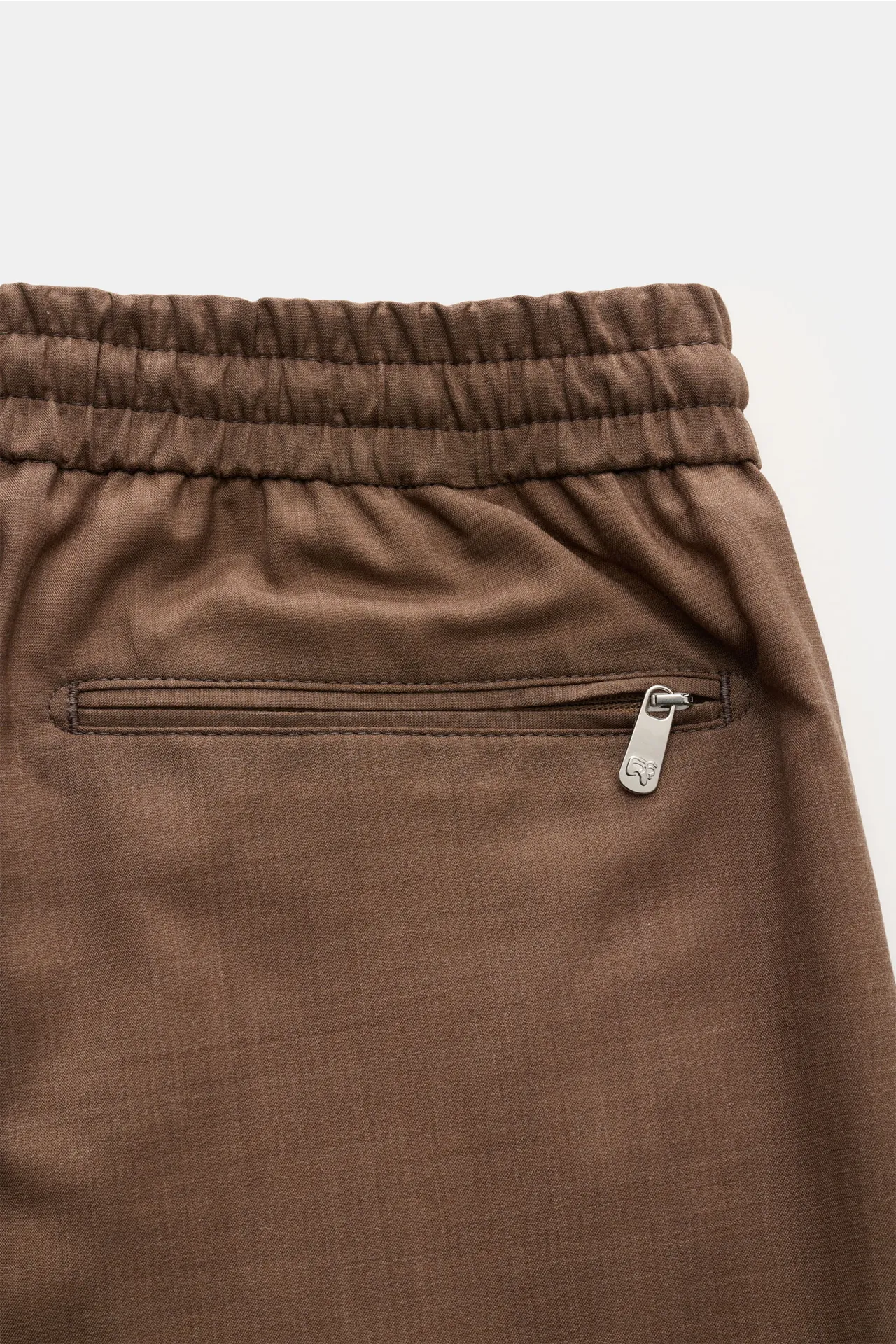 Marco Pescarolo - Herren - Jogpants 'Caracciolo' braun meliert – Bild 3