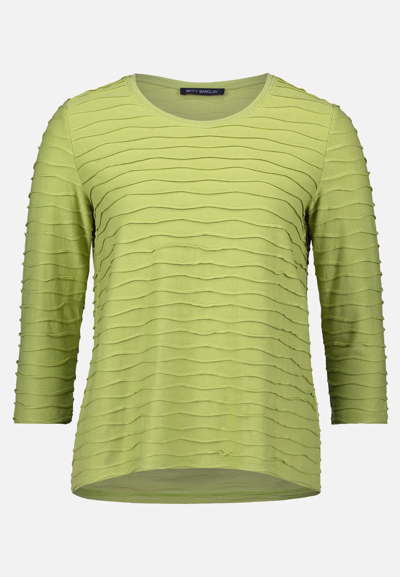 Basic Shirt mit Wellenstruktur – Bild 3