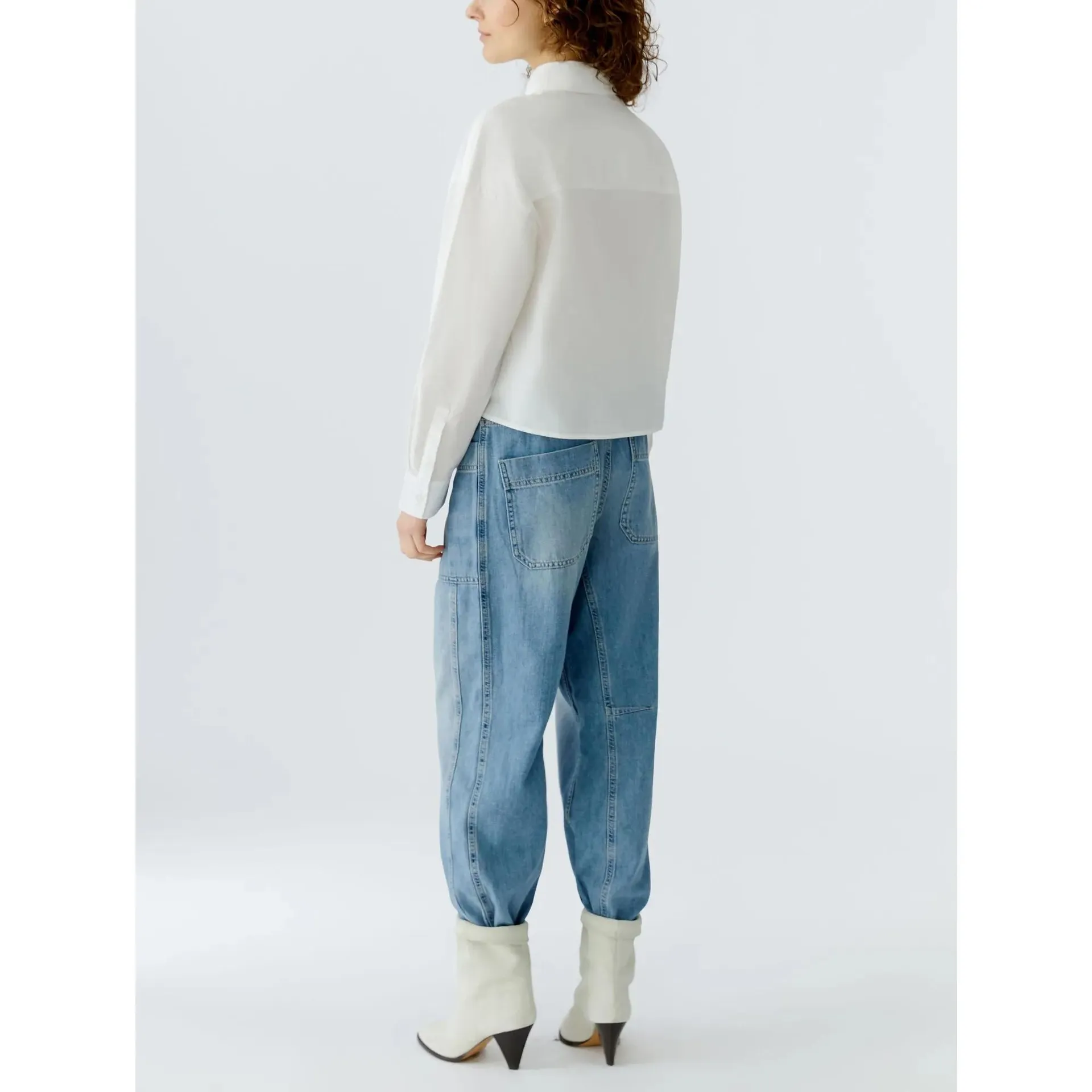 Oui - Bluse - Größe 42 DAMEN - weiß – Bild 4