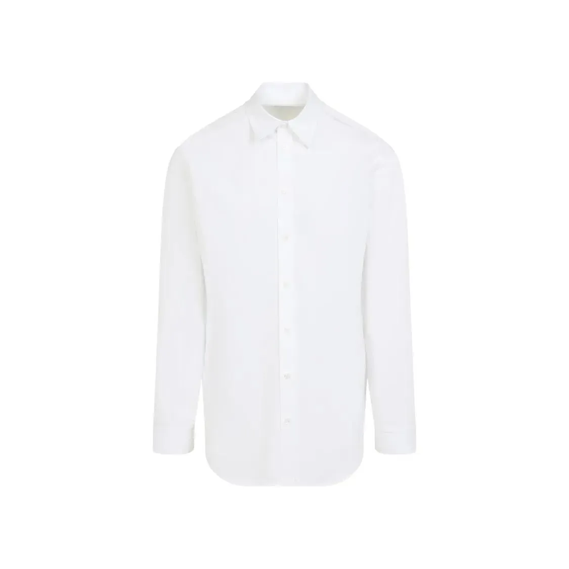 Balenciaga - White Cotton Shirt With Pointed Collar - Größe 50 - weiß Balenciaga - White Cotton Shirt With Pointed Collar - Größe 50 - weiß