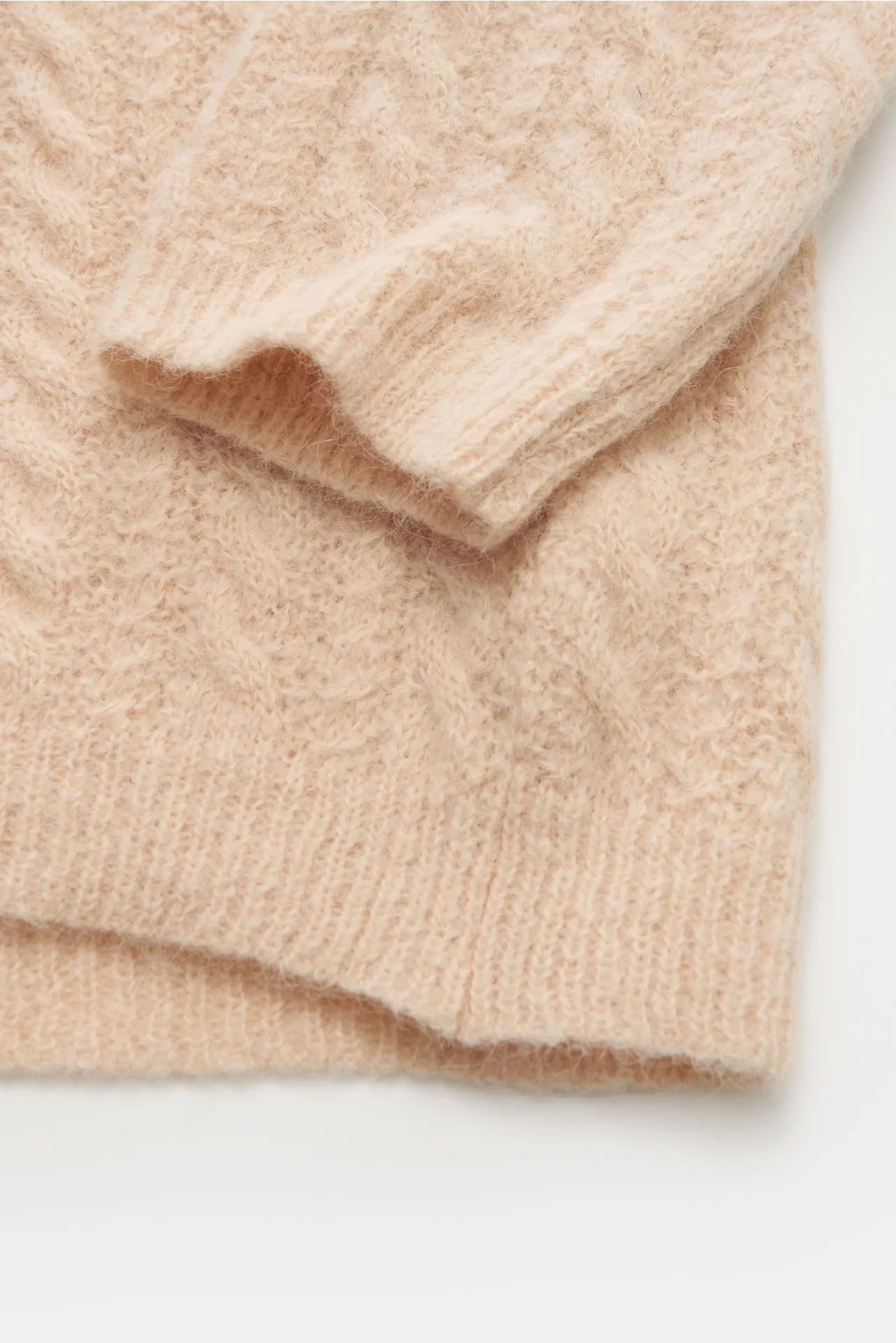 Our Legacy - Herren - Rundhalspullover 'Popover Roundneck' beige – Bild 3