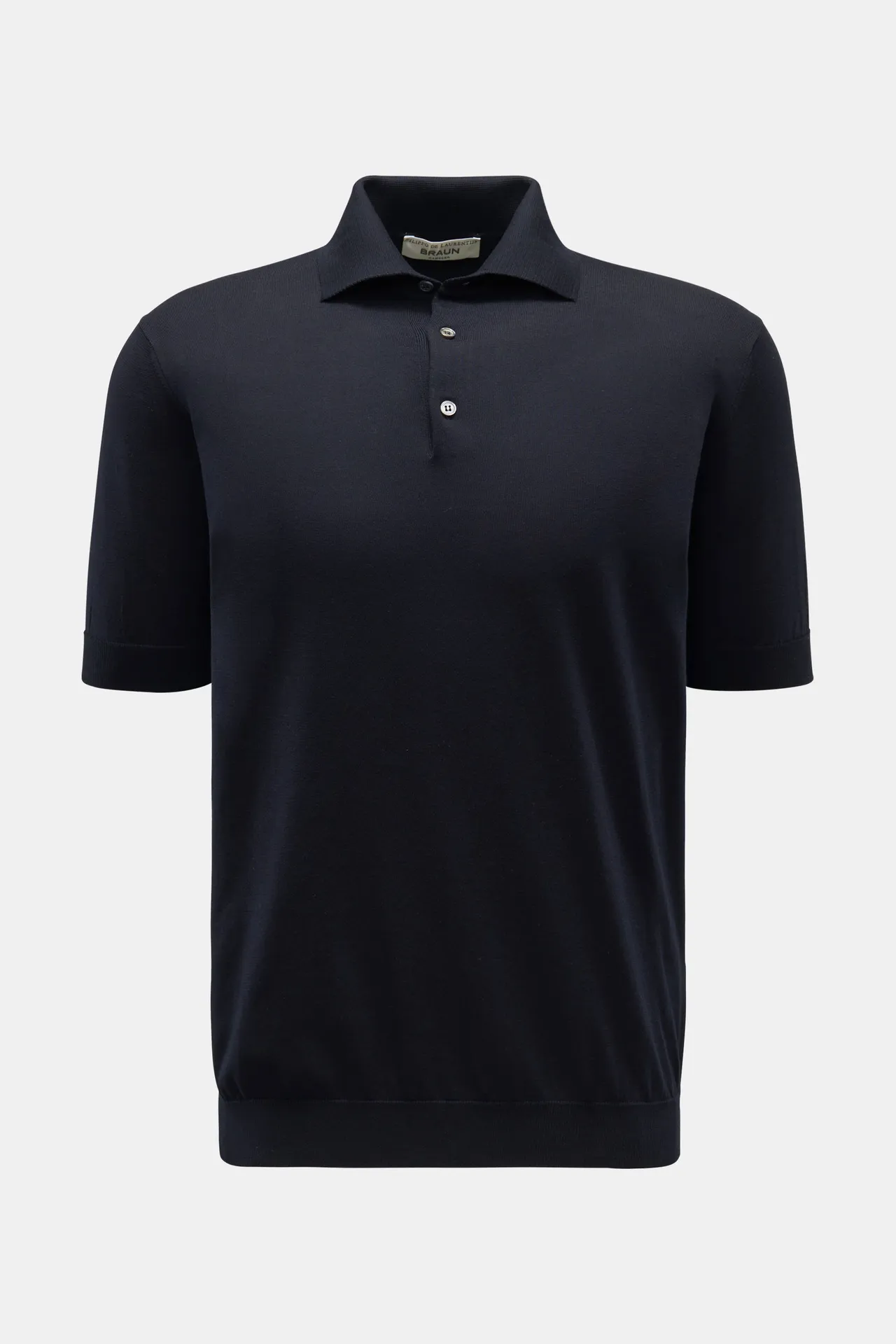 Filippo de Laurentiis - Herren - Kurzarm-Strickpolo dark navy Filippo de Laurentiis - Herren - Kurzarm-Strickpolo dark navy