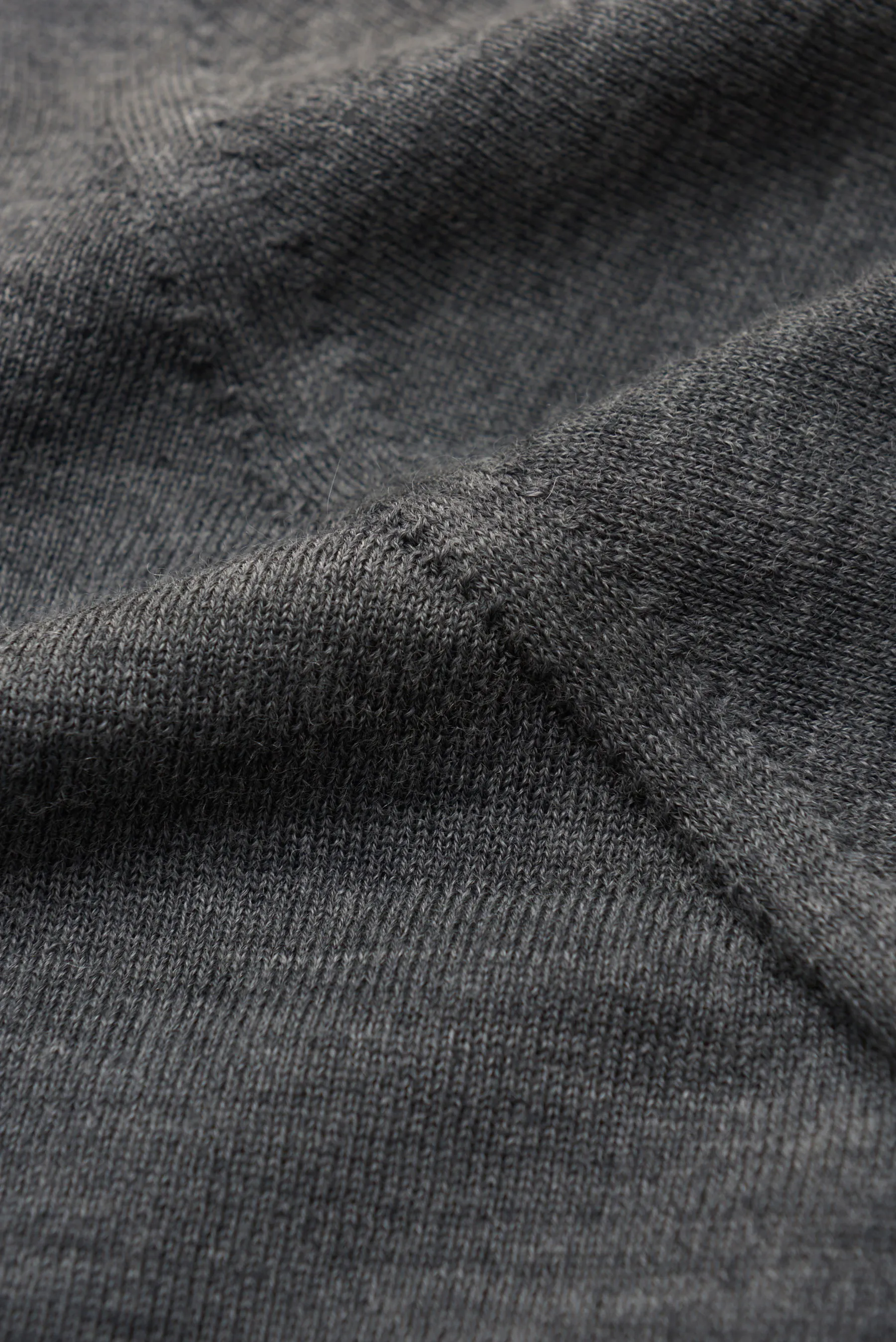 Brunello Cucinelli - Herren - V-Neck Pullover dunkelgrau – Bild 4