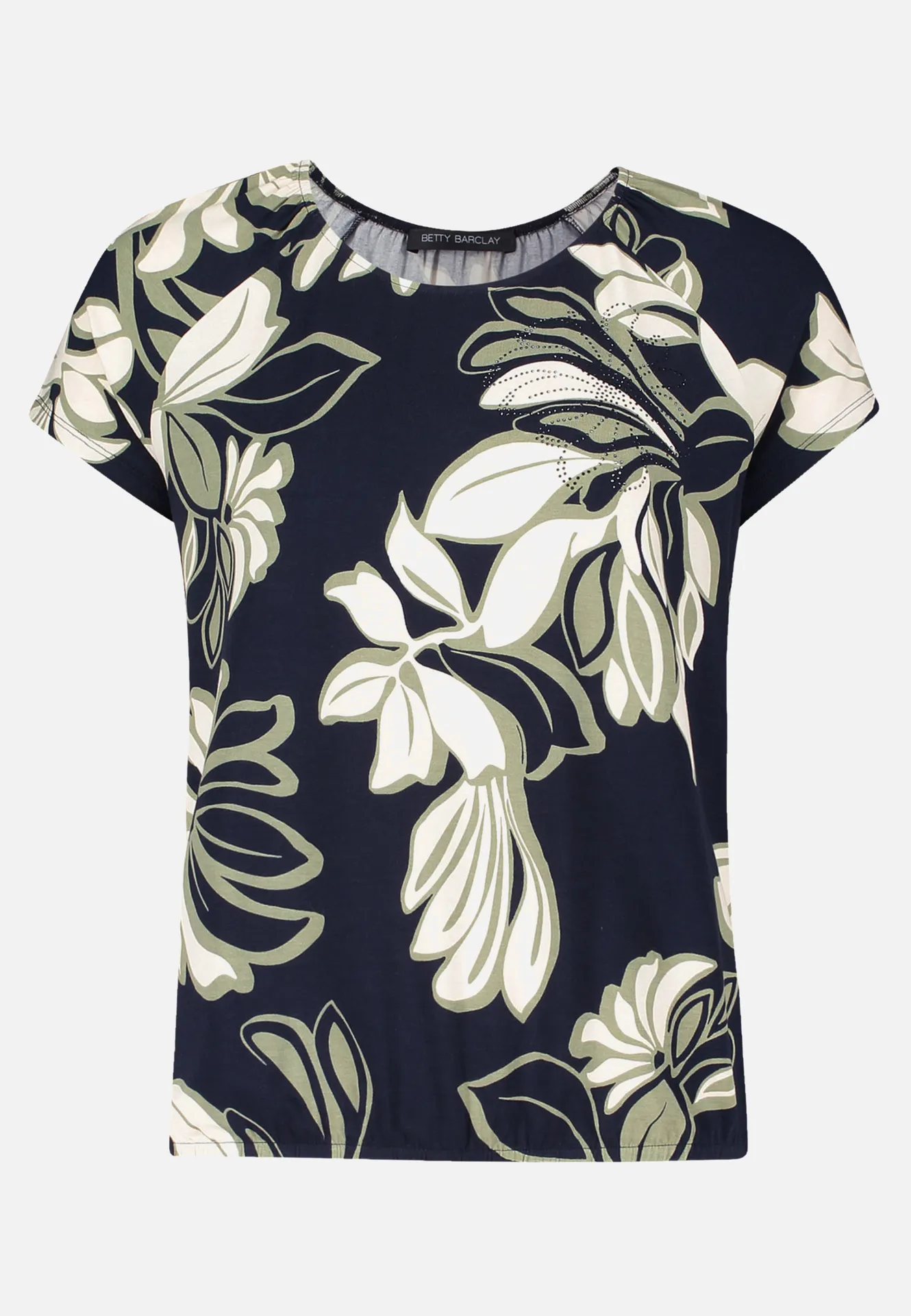 Printshirt mit Gummizug – Bild 3