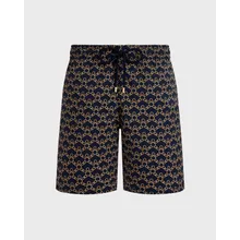 Vilebrequin - Lange Turtles Chain Stretch-badeshorts Für Herren - Bademode - Okorise - Blau - Größe M Vilebrequin - Lange Turtles Chain Stretch-badeshorts Für Herren - Bademode - Okorise - Blau - Größe M