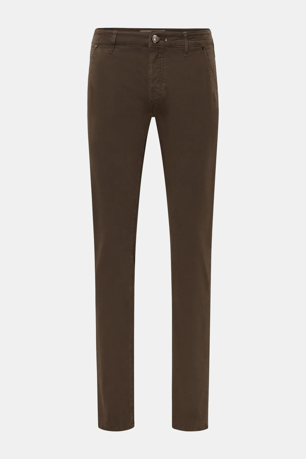 HandPicked - Herren - Chino %27Parma%27 dunkelbraun HandPicked - Herren - Chino %27Parma%27 dunkelbraun