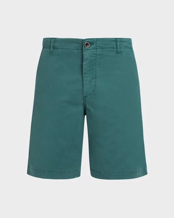 Vilebrequin - Solid Bermudashorts Aus Tencel-baumwolle Für Herren - Bermuda - Ponche - Grün - Größe 29 Vilebrequin - Solid Bermudashorts Aus Tencel-baumwolle Für Herren - Bermuda - Ponche - Grün - Größe 29