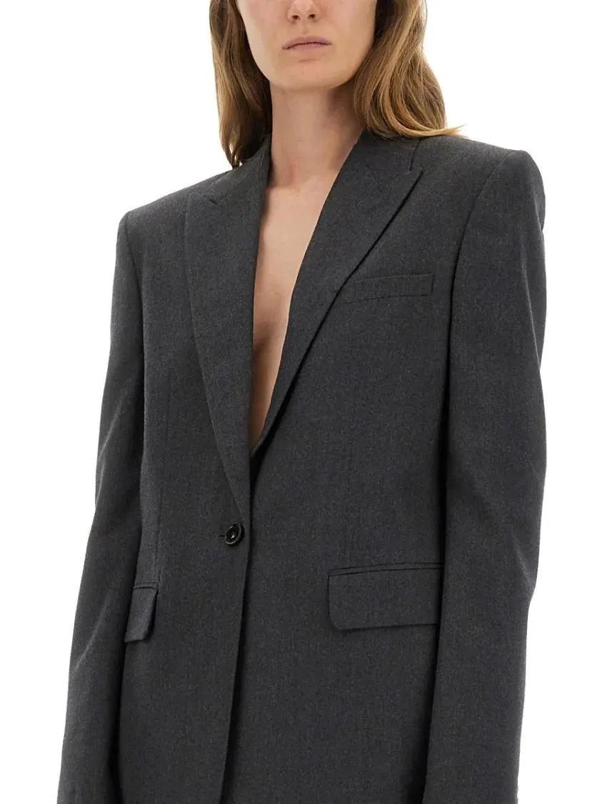 Stella McCartney - Boyfriend Jacket - Größe 40 - grau – Bild 2